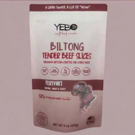 Natural Teriyaki Biltong in 8oz