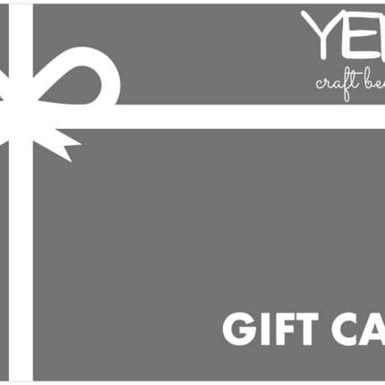 a gift card with a ribbon