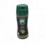 a bottle of Robertsons Mixed Herbs spices with a green lid