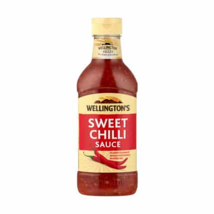 a bottle of sweet chili sauce