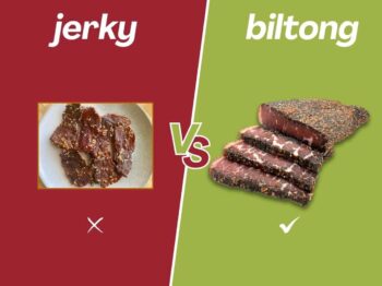 Comparison of biltong vs jerky