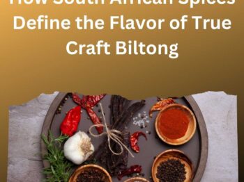 Spices defining authentic craft biltong