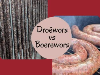 Comparing Droëwors vs Boerewors.
