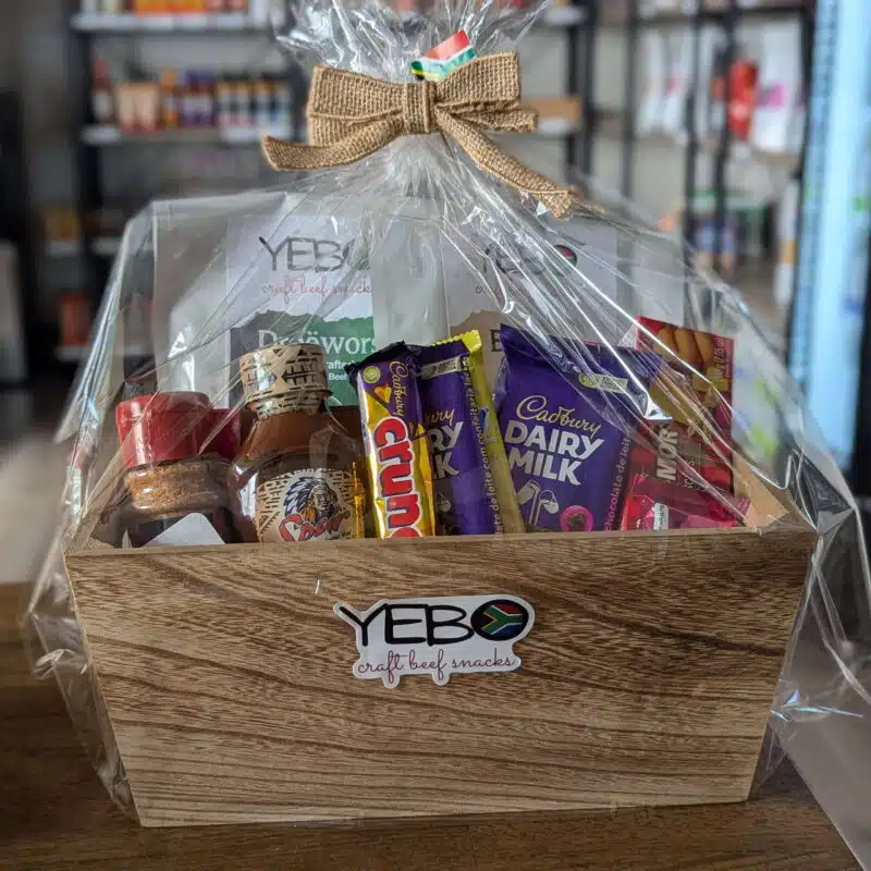 How to gift biltong in a wooden box