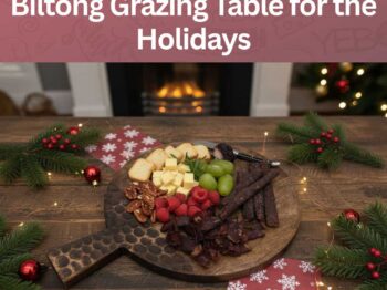 Festive grazing table with the perfect biltong