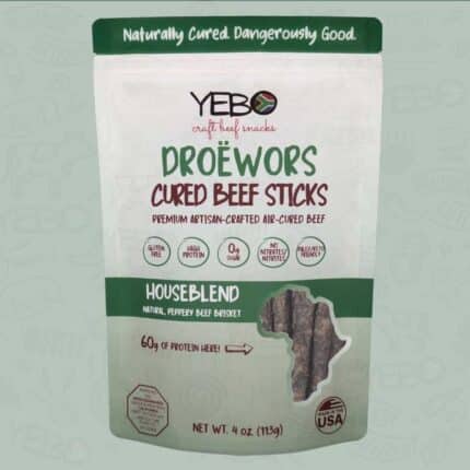 HouseBlend Natural Droëwors in a 4oz bag