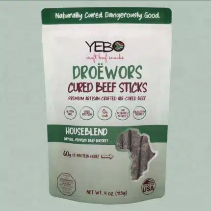 HouseBlend Natural Droëwors in a 4oz bag