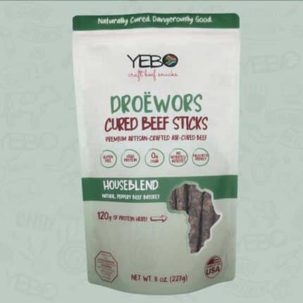 HouseBlend Natural Droëwors in a 8oz bag