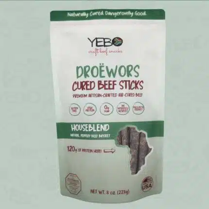 HouseBlend Natural Droëwors in a 8oz bag
