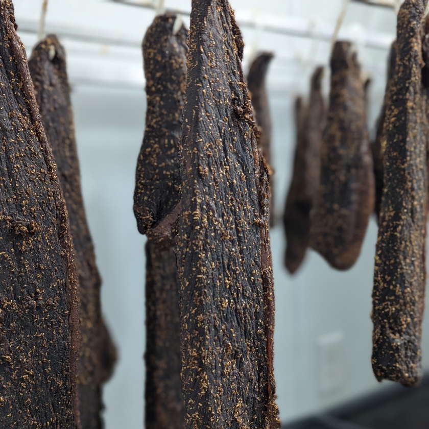 Biltong air dried