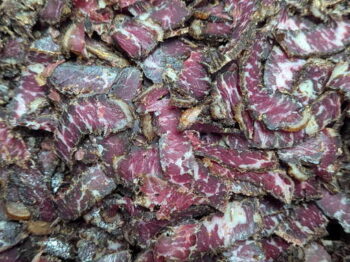 Sliced biltong. How to rest your protein habvits with Biltong.