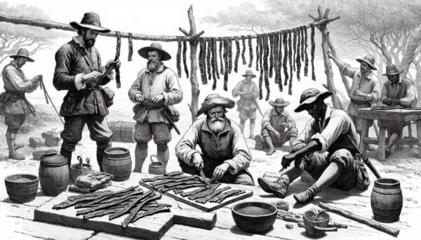 Dutch settlers biltong