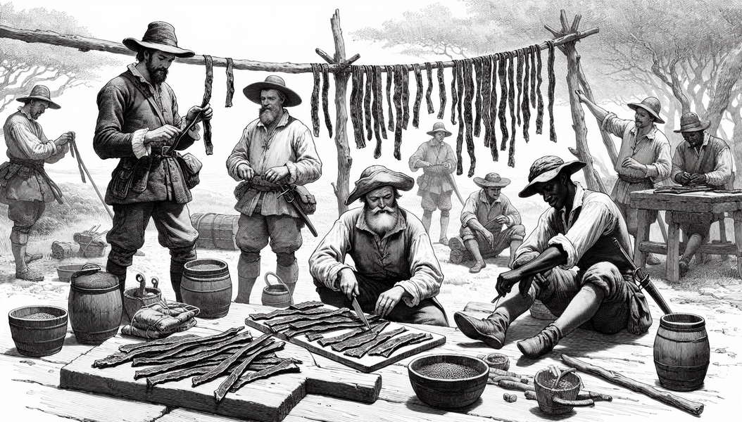 Dutch settlers biltong