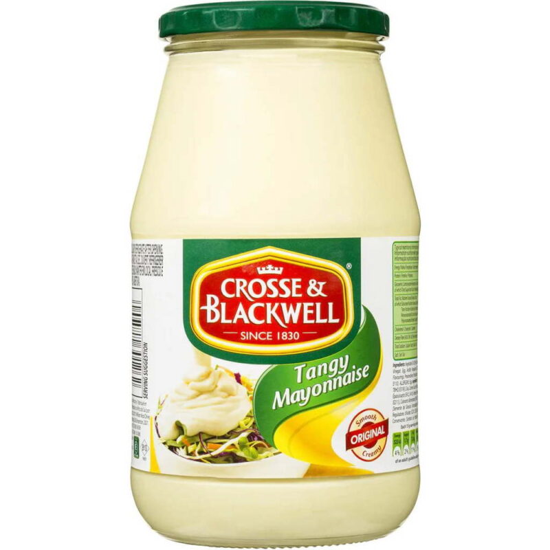 Crosse and Blackwell Mayonnaise Tangy 750g tangy mayonnaise squeeze bottle packaging