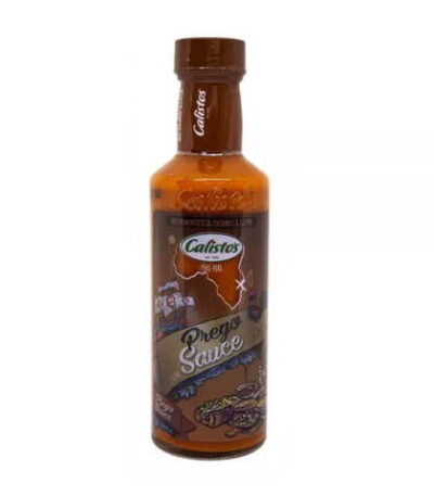 Calistos Prego Sauce 250ml peri-peri prego sauce bottle packaging