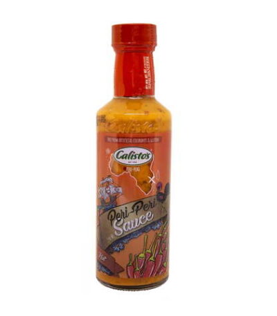 Calistos Peri-Peri Sauce Hot 250ml peri-peri chili sauce bottle packaging