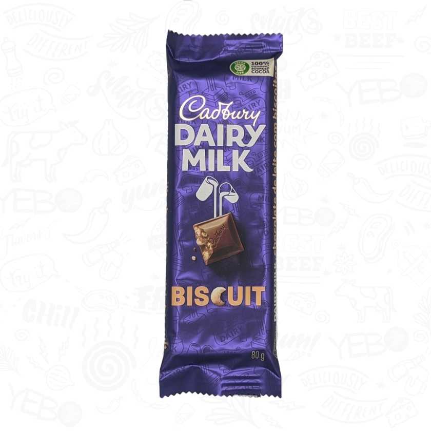 Cadbury biscuit slab 80g Cadbury biscuit slab 80g - image 1