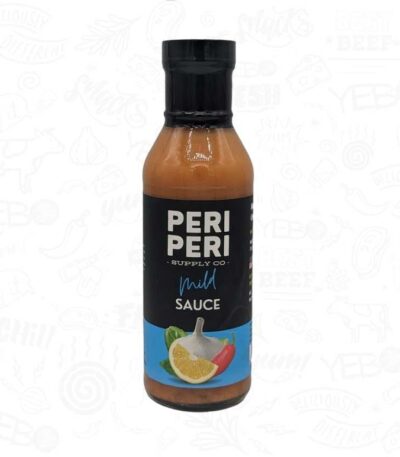 Dichickos Mild Peri Peri Sauce 11.7oz peri peri chili sauce bottle packaging