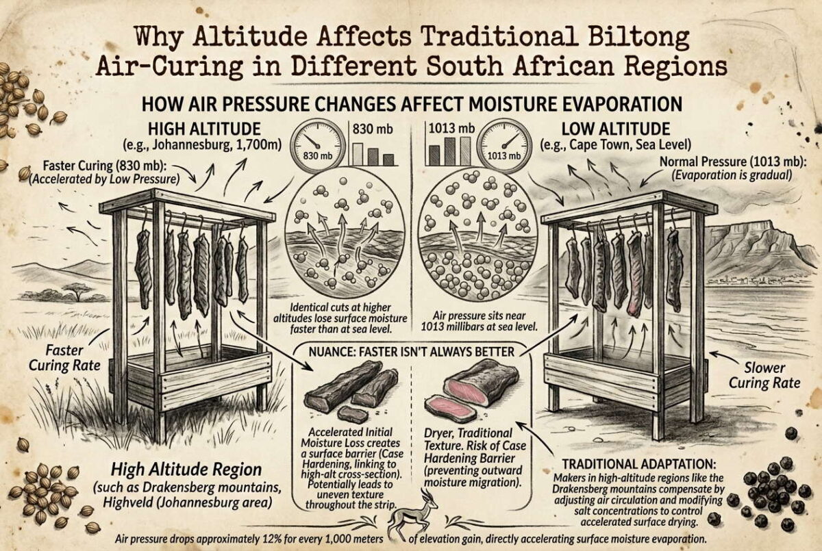 Why Altitude Affects Traditional Biltong Air-Curing in Different South ...