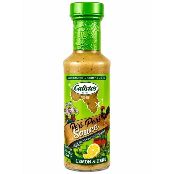 Calistos Peri-Peri Sauce Lemon and Herb 250ml Calistos Peri-Peri Sauce Lemon and Herb 250ml - Image 1